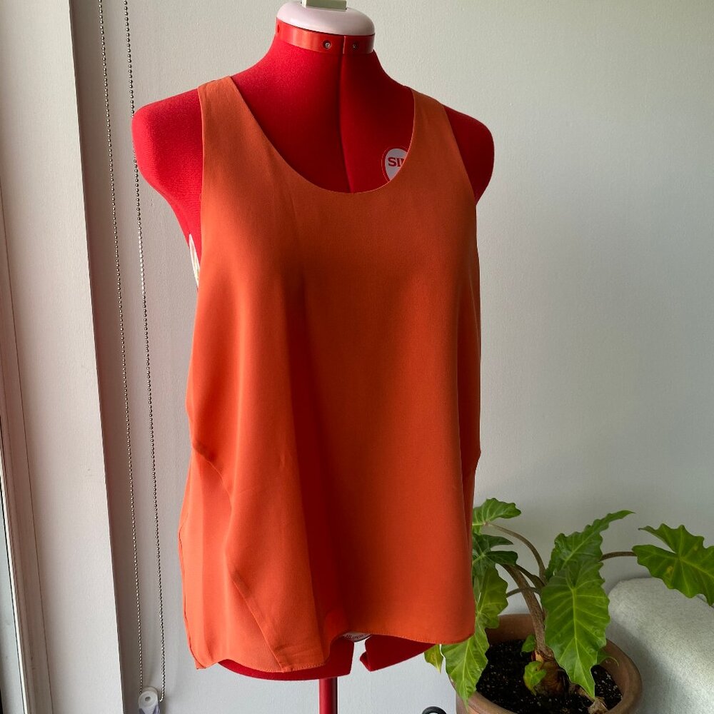 1. State Tank Top with Razor back in Burnt Orange